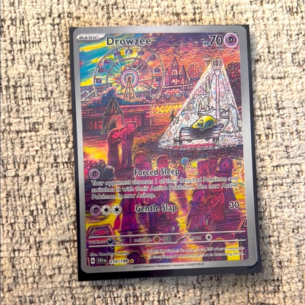 Pokemon Drowzee Trading Card - Multicolor